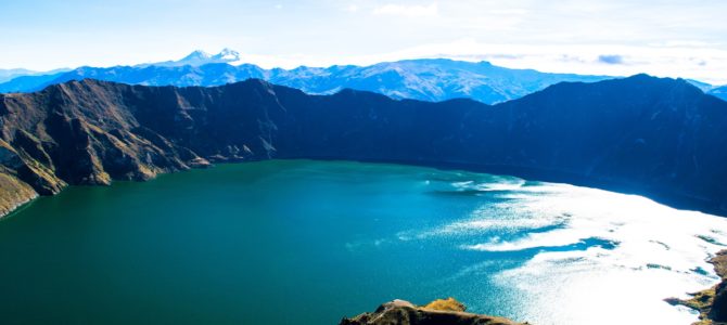 Laguna de Quilotoa, la paz reflejada en color verde esmeralda!!!