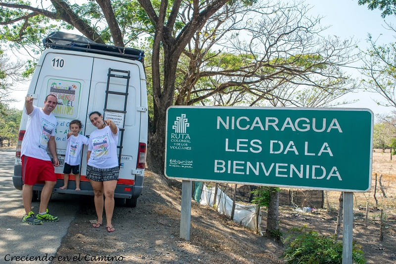 Paso fronterizo  Peñas Blancas. Costa Rica - Nicaragua 